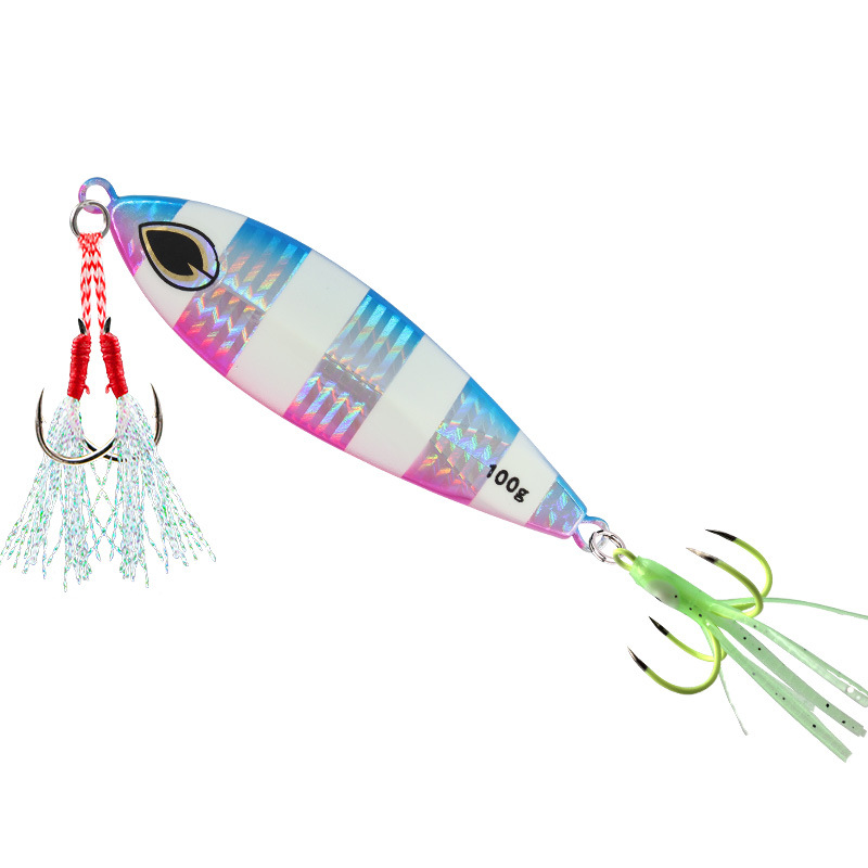 Metal Jigging Spoon Lure 8 Colors Metal Baits Fresh Water Bass Swimbait Tackle Gear