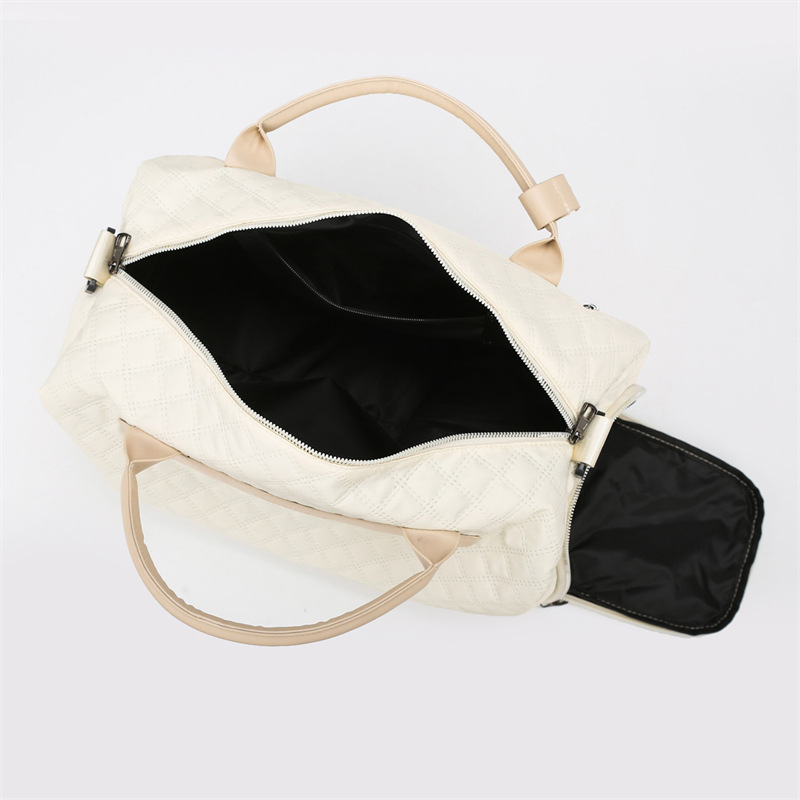 Bolsa de viaje de corta distancia para mujer, bolsa de gimnasio antisalpicaduras de gran capacidad ligera, bolsa de entrenamiento, bolsa de equipaje de un solo hombro diagonal para viajes de negocios