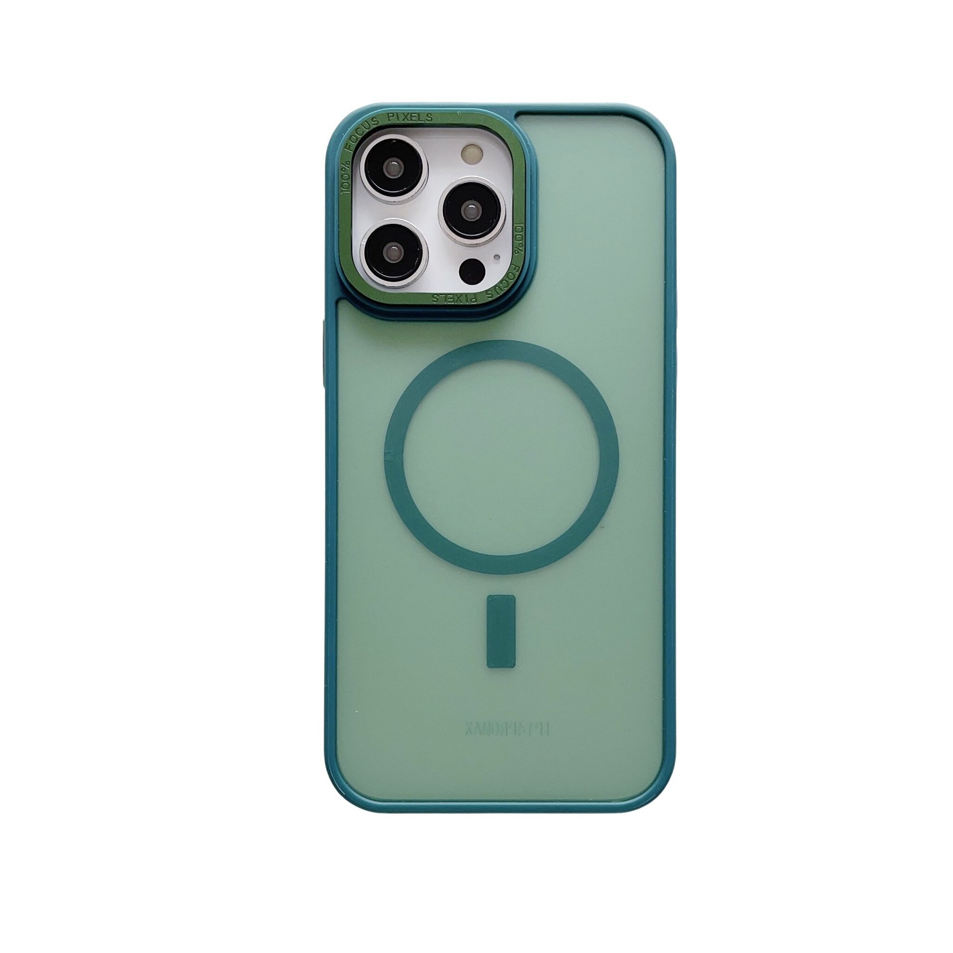 Magnetic Silicone Phone Case For Iphone 15 14 13 12 11 Pro Max_voghion.com