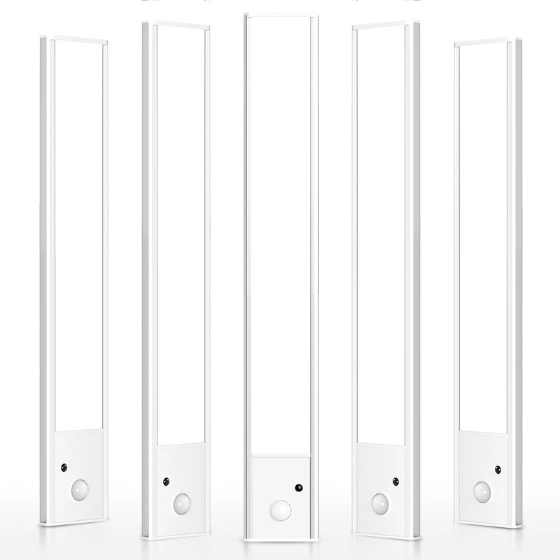 Умный сенсорный перезаряжаемый ночник, сенсорная подсветка для шкафа, которая включается при приближении к ней, не требует сверления, USB-подсветка под шкаф.