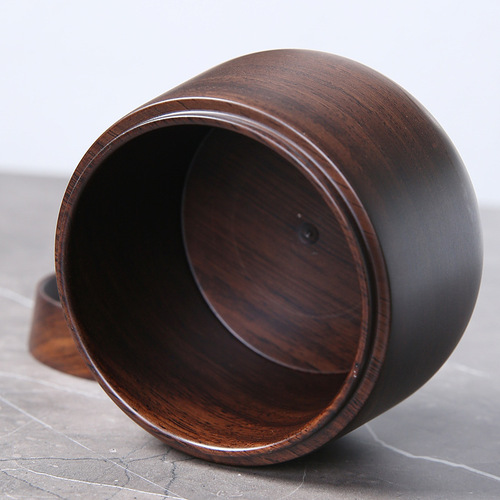 Jianshui black sandalwood solid wood inlaid with copper tea ceremony accessories can hold waste water tea residue ashtray tea tray tea set spare parts