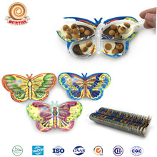 butterfly  biscuit兒童零食卡通玩具蝴蝶2合1巧克力醬餅干