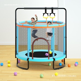 bed slide family trampoline jumping bed small with protective net baby bouncing indoor household children's toys free shipping