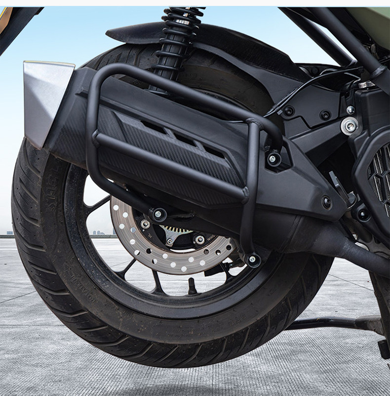 Suitable for Wuji Sr150R Scooter Front and Rear Bumper Guards, Exhaust Bars, Exhaust Covers, Modification Parts