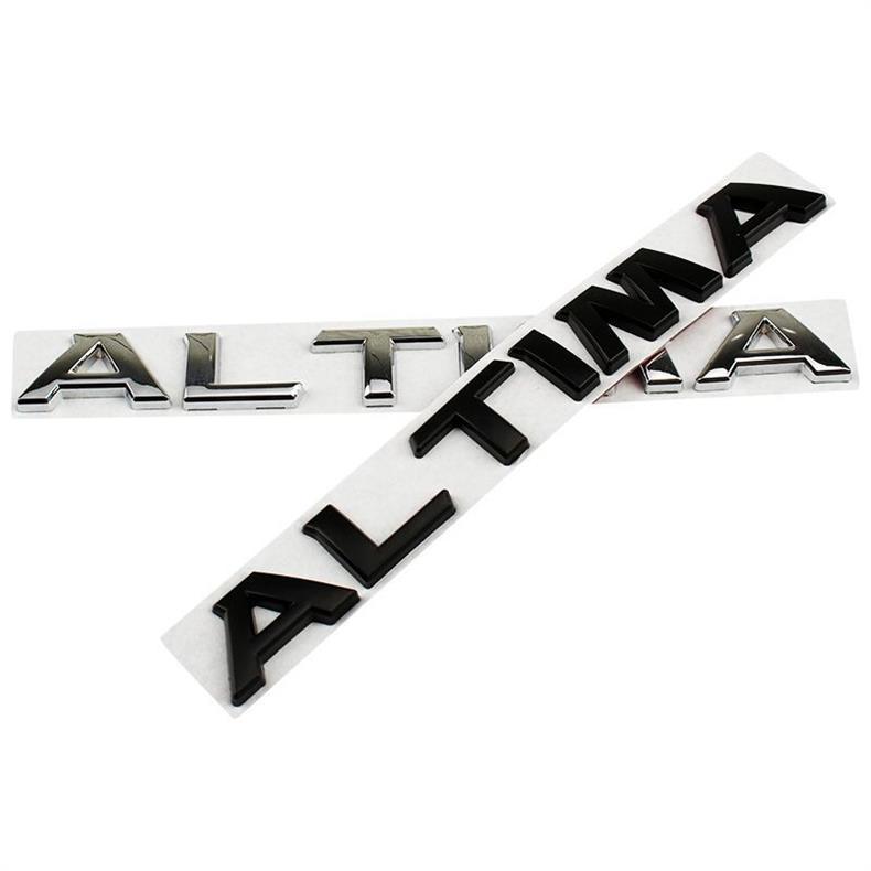 ALTIMA car emblem is suitable for Nissan modification, metal ALTIMA letter logo sticker for the trunk tail
