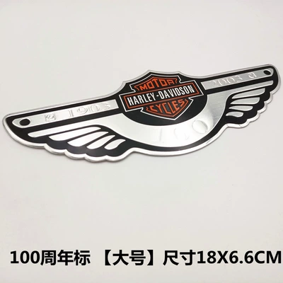 anniversary commemorative decals, electric — Car logo - standard-100-year-aluminum-label-large-size