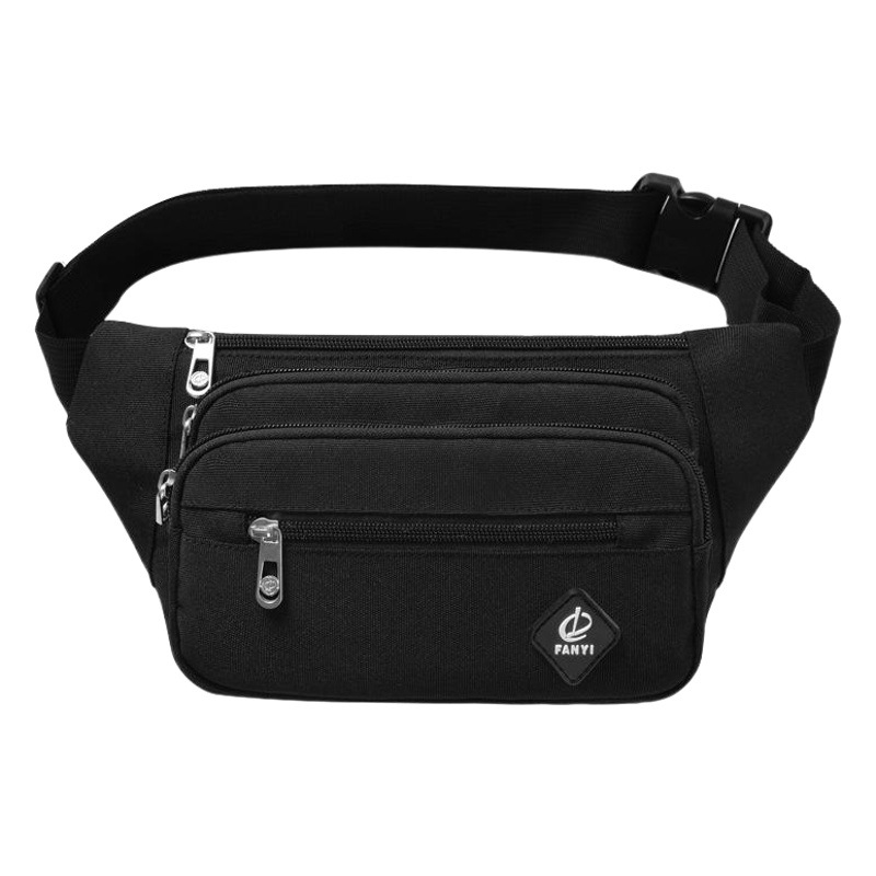 Outdoor Sports Multifunctional Mobile Phone Bag for Men and Women Street Stall Large Capacity Canvas Waist Bag Wholesale