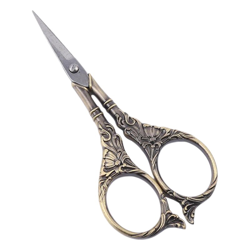 Suministro DE BIENES genuinos exquisitas tijeras retro tijeras de punto de cruz de exportación de comercio exterior europeo clásico Lily tijeras