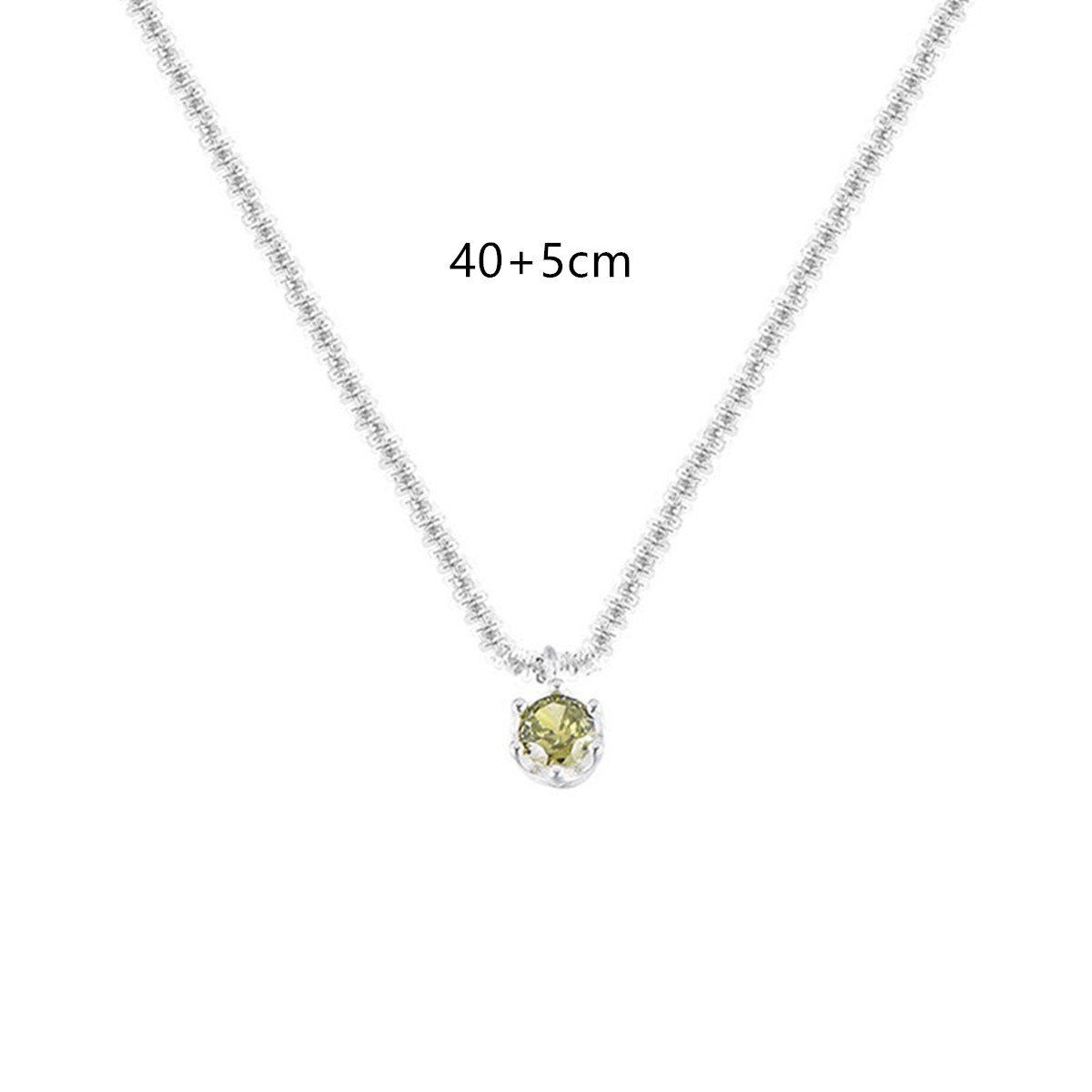 Collar estrellado de diamante verde 2022 nueva moda brillante temperamento collar nicho diseño sentido luz lujo