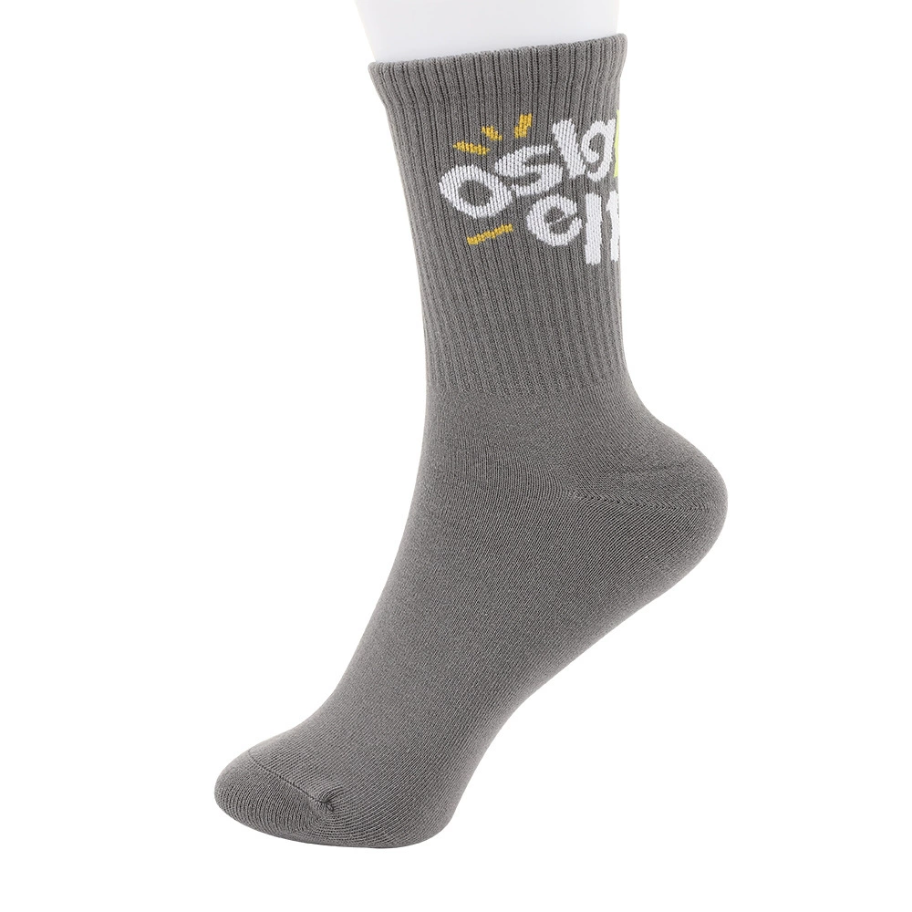 Tide, demi-season basketball sports knee socks for elementary school students, absorbs sweat and smell, with embroidery, mid-length