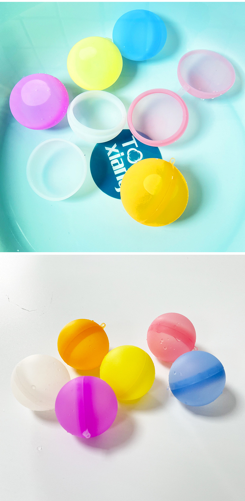 亚马逊爆款硅胶水球可重复使用儿童打水仗注水水球自动封口水炸弹详情14