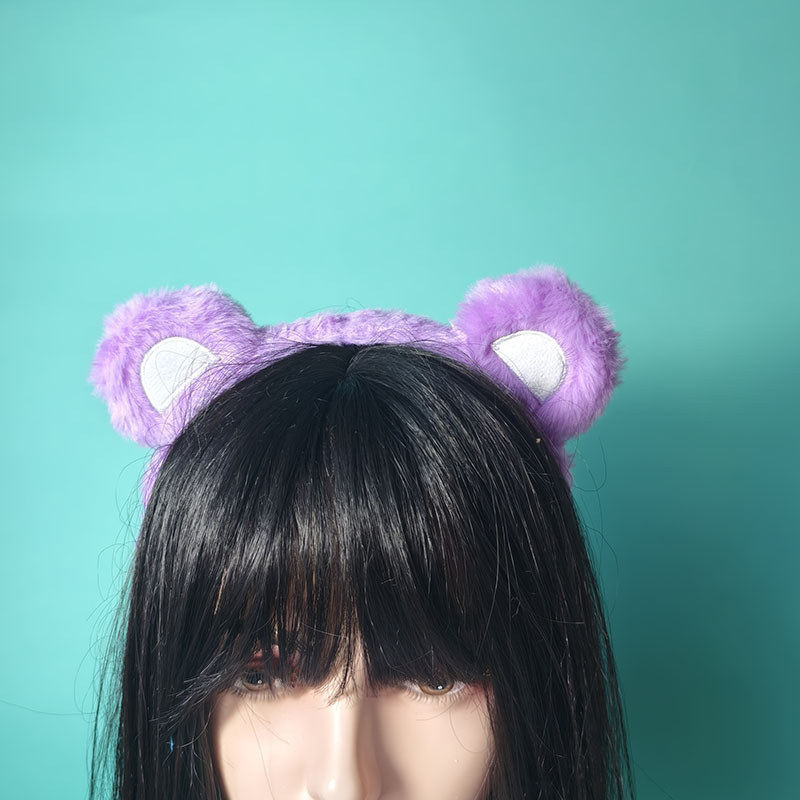 ハロウィン動物ヘッドバンドくまのプーさんヘッドバンド女性のパーソナライズされたかわいいぬいぐるみクマの耳新鮮な漫画の頭飾り|undefined