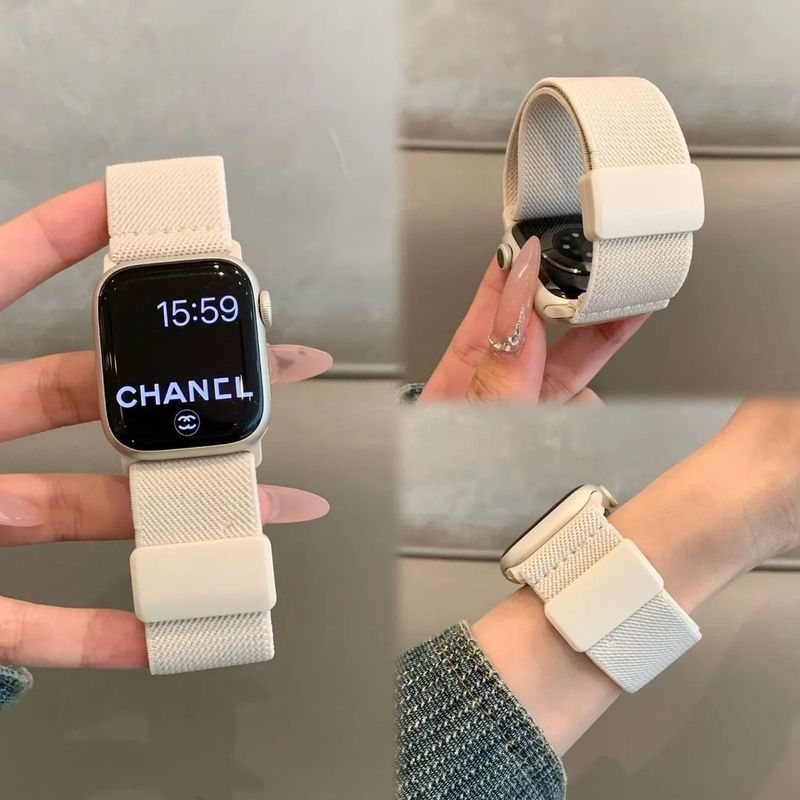 适用华为Fit4表带FIT4 pro尼龙watchfit23弹力磁吸扣雅致活力腕带|undefined