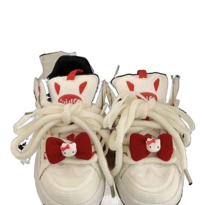 Cute sneakers, footwear for princess, fashionable demi-season high sports shoes