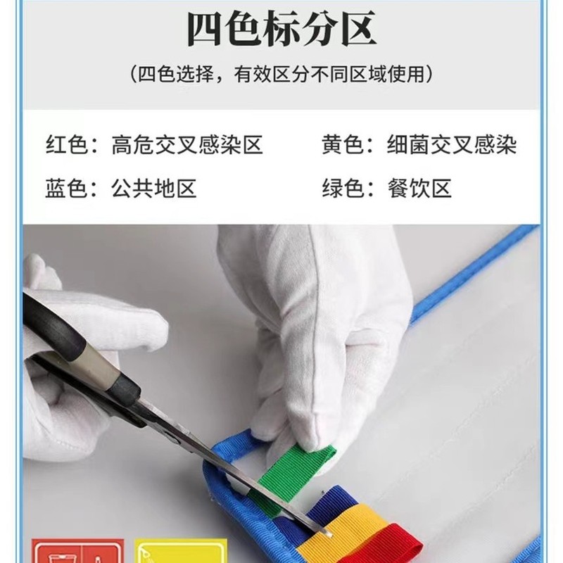 【保洁拖把】铝合金平板拖把一拖净酒店医院家用替换头通用|undefined
