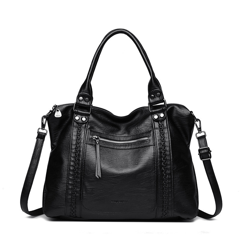 Amazon's Hottest Women's Bag, Retro Motorcycle Bag, Large-Capacity Handbag, Wasteland Style Tote Bag, Women's Shoulder Crossbody Bag