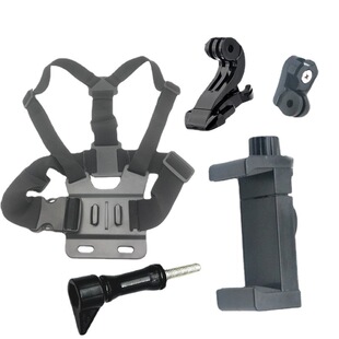 Gopro12 chest strap small ant accessories mountain dog camera chest fixed shoulder strap B chest mobile phone live clip