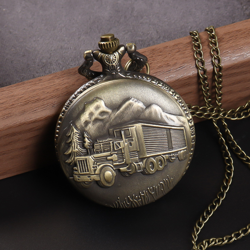 Vintage Accessory Student Watch Trend Men Women Quartz Pocket Watch Mechanical Necklace Pendant Children's Birthday Gift