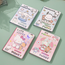 镭射款三丽鸥a5pu皮面本笔记本手账学生日记本子库洛米kt猫彩页本