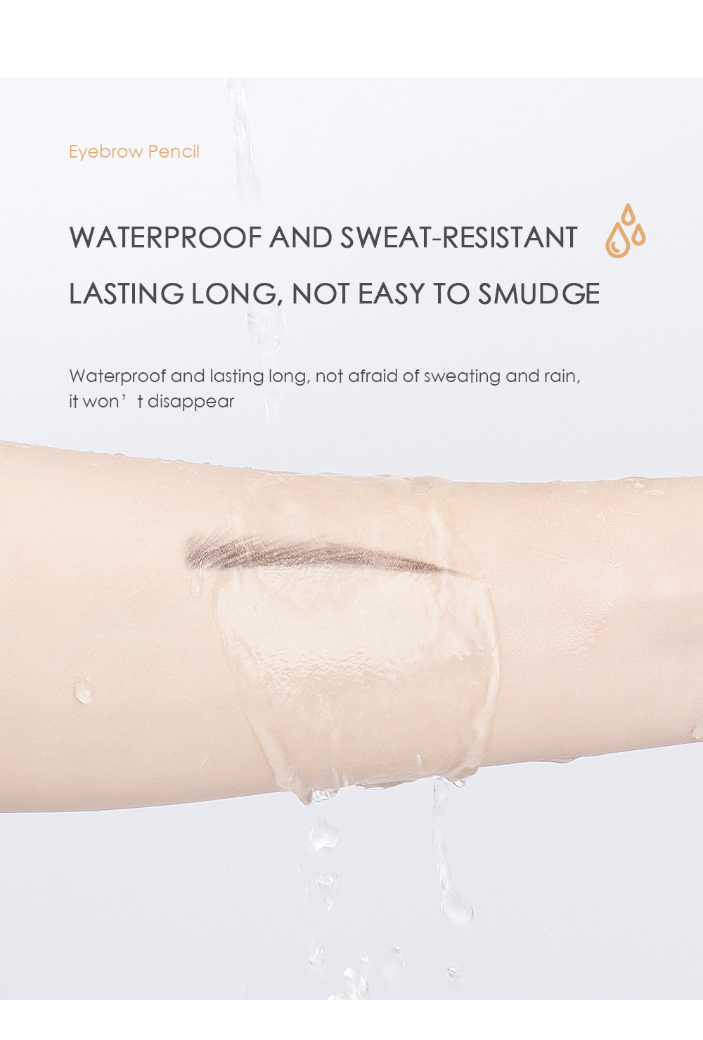 carina QIBEST Triangle Double headed Eyebrow Pen is extremely thin, smooth, not easy to remove makeup. Beginner's waterproof,_voghion.com