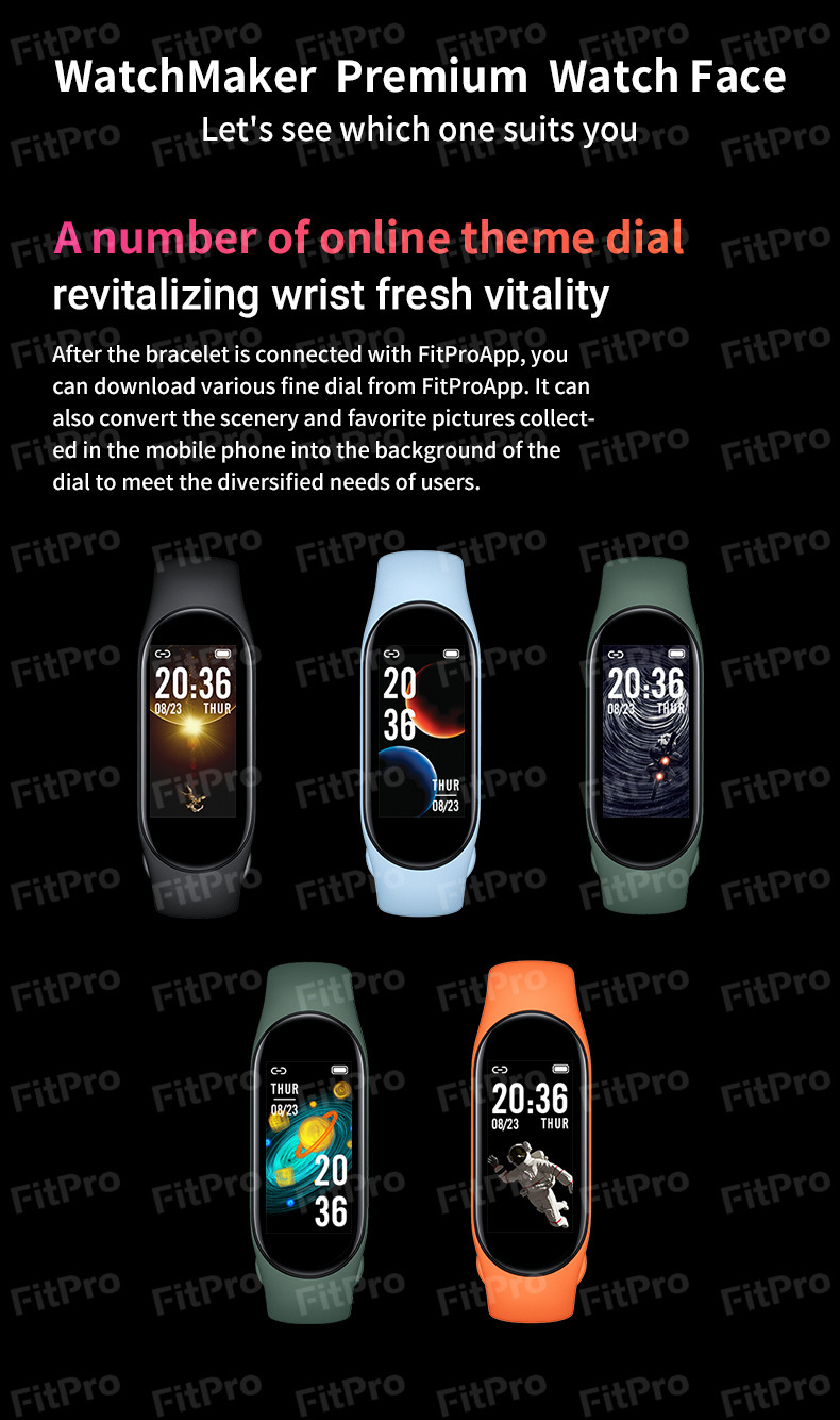 M7 Smart bracelet, color screen sports bracelet, step-counting multi-functional bracelet, heart rate, blood pressure, sleep, music cross-border undefined