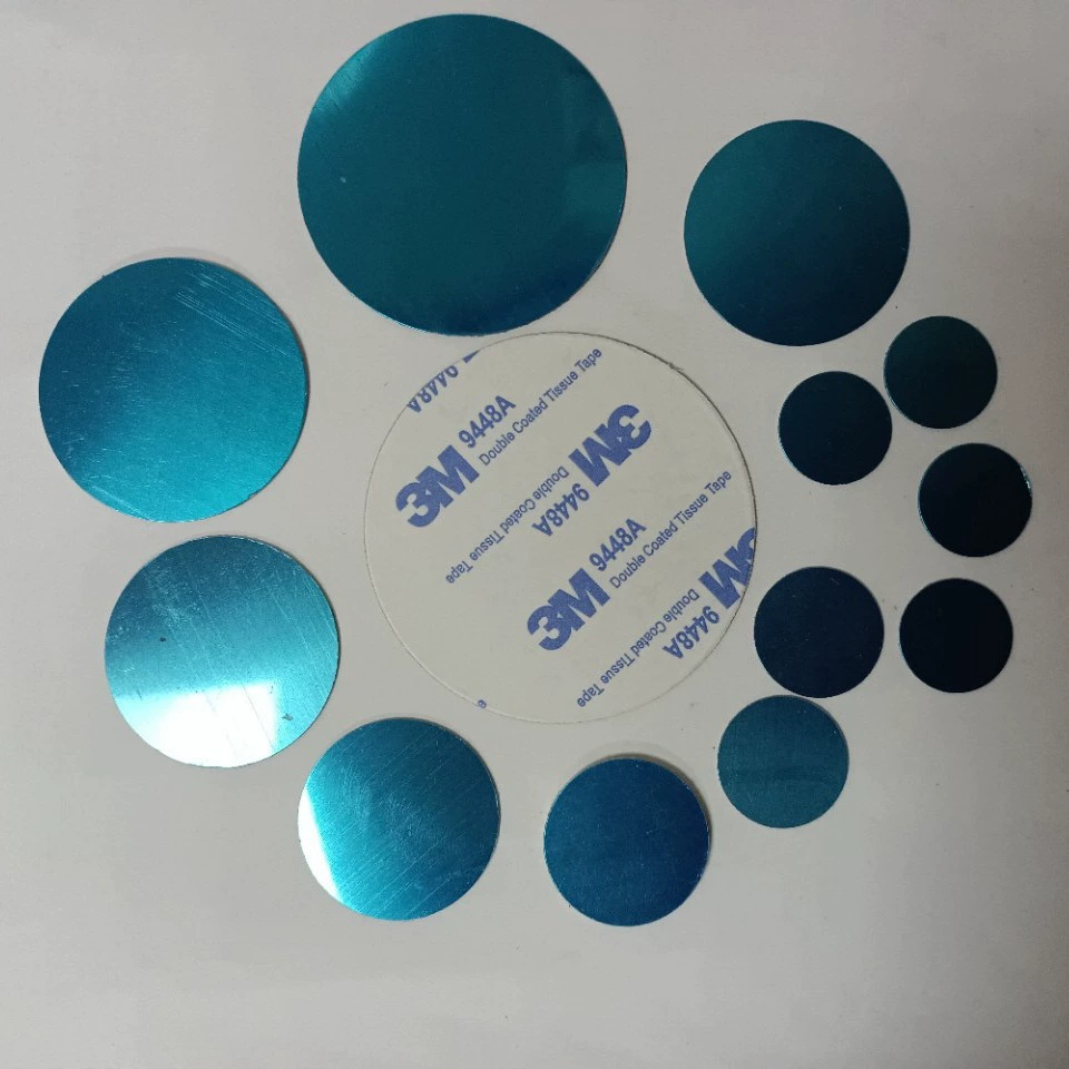 Mobile phone bracket magnetic piece manufacturer round magnetic piece in stock straight hair 15-60 plus adhesive