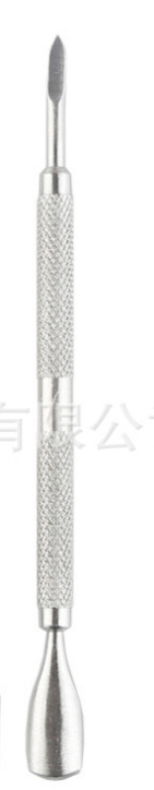 Herramientas de uñas tijeras de piel muerta de acero inoxidable multifuncional uñas piel muerta empujar piel muerta Tenedor de piel muerta de tres piezas