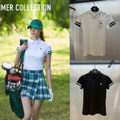 夏新作レディースゴルフウェア半袖スポーツ通気性吸汗速乾ポロシャツアウトドアTシャツジャージ
