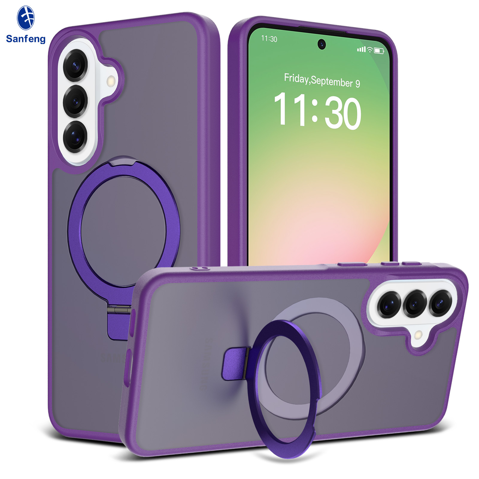 Amazon nuevos productos Samsung a57 succión magnética soporte de caso de teléfono móvil a37 piel a27 protección contra caídas al por mayor image 9