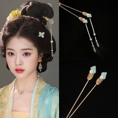宋制简约发簪古风簪子汉服发饰配饰清新点缀步摇百搭明制祥云头饰