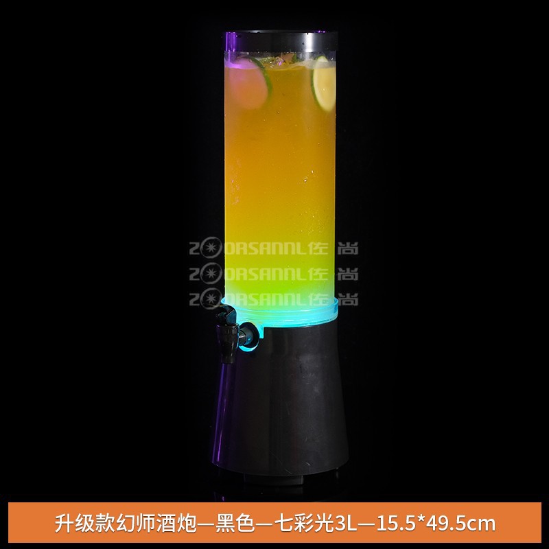 Dispensador de Cerveza Iluminado Específico para Bares, Barril de Cerveza Pequeño de 3L con Grifo, Barril de Cerveza de Barril de la Marca Internet-Famous, Venta al Por Mayor del Fabricante