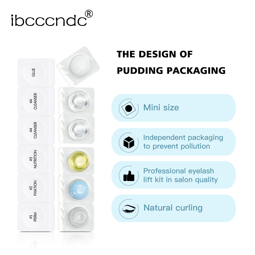 ibcccndc Eyelash perming set, disposable cold eyelash perming tool, simple eyelash perming and curling set undefined