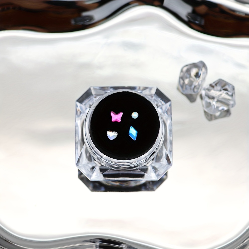 Strass a forma di cuore e farfalla per grillz dentali diy_voghion.com