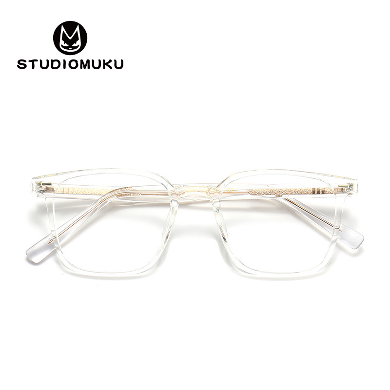 STUDIOMUKU mu fresco gafas un marco retro miopía gafas que te hace instantáneamente Super