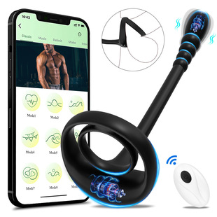 Russia's Best-Selling Bead-Locking Sperm Ring Wireless Remote Control Men's and Women's Resonance Vibration Ring Adult Products Source Factory Delivery