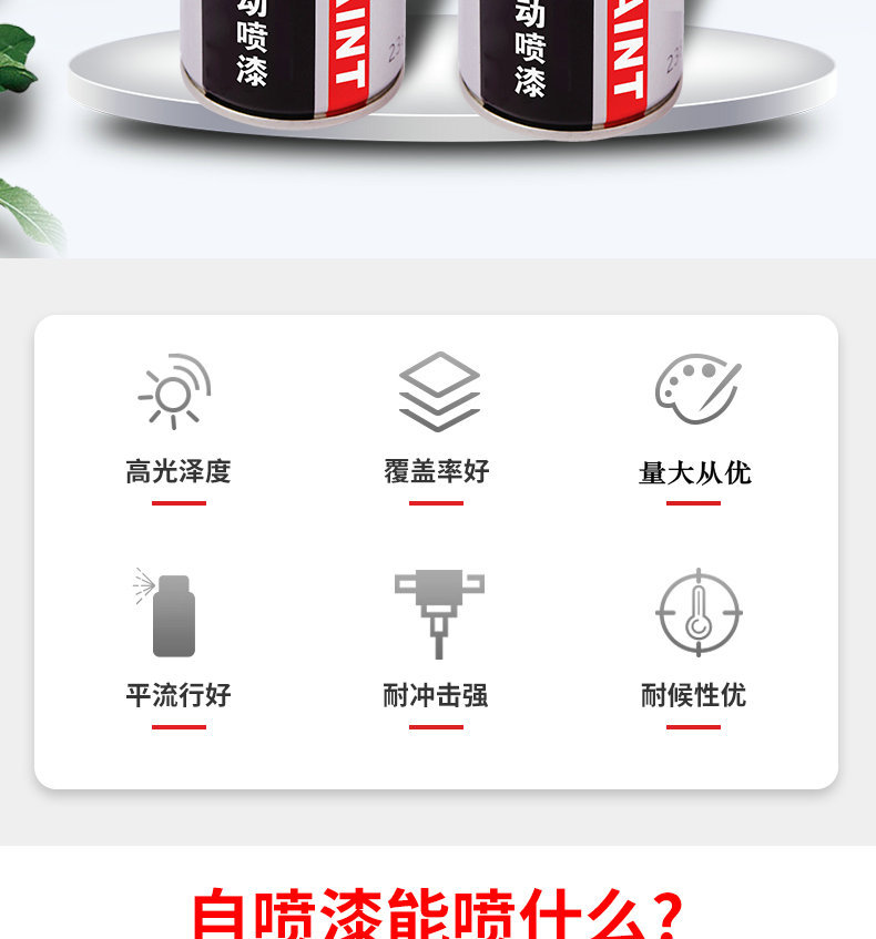 Hand-Cranked Automatic Spray Paint, Whole Box, Metal Anti-Rust, Car Scratch Repair Paint, Graffiti, Black and White Hand Spray Paint