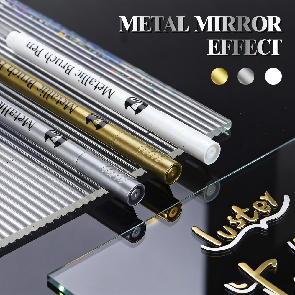 Metal acrílico hermoso lápiz de invitación para la temporada de graduación de la firma de la pluma de metal artesanía suministro transfronterizo