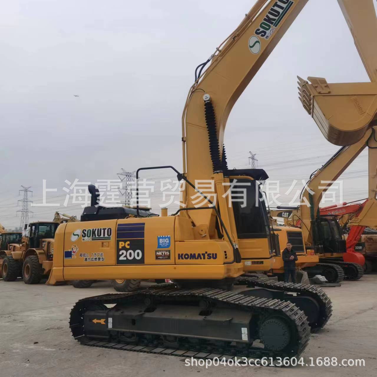 外贸直供：九成新二手小松200挖掘机=210品质保证挖机