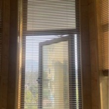 新款纳米百叶中空玻璃 5+27A+5双层玻璃内置百叶窗帘浴室客厅卧室