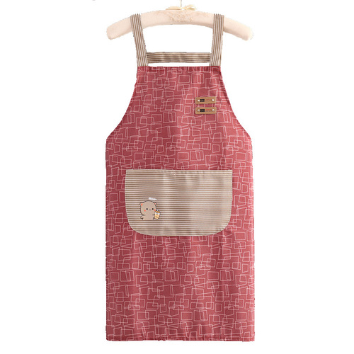Cotton Apron for Men and Women, Household Kitchen Breathable Durable Stain-Resistant Oil-Proof for Work, Home and Outdoor Fashion Cute Waist Apron
