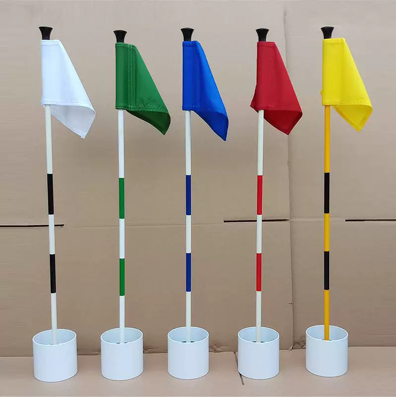 Гольф флагшток для чапа, сетка для тренировки на putting green, зеленый мультицветной флагшток, искусственная лунка