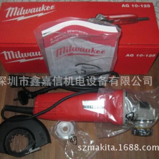 批发零售美国milwaukee米沃奇角磨机AG10-125