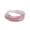 48 pink diamond (silver plating)