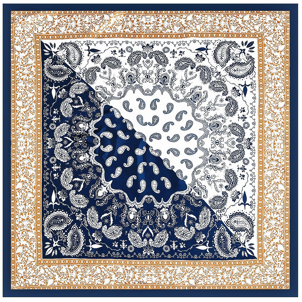 Women's Elegant Paisley Polyester Silk Scarf display picture 4