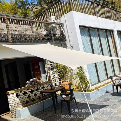 4*4跨境亚马逊欧美遮阳帆四角帆 户外庭院游泳池遮阳防晒网遮阳棚|ru