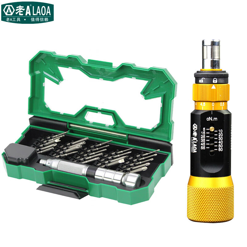 老A（LAOA）4mm扭力螺丝刀扭矩起子0.05-0.6Nm LA317560