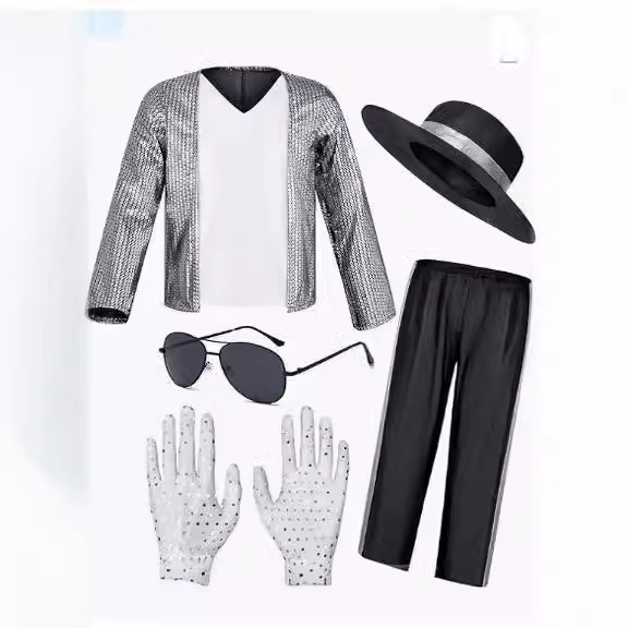 Amazon Halloween Children's Dance Star Costume 80's 90's Pop Stage Character