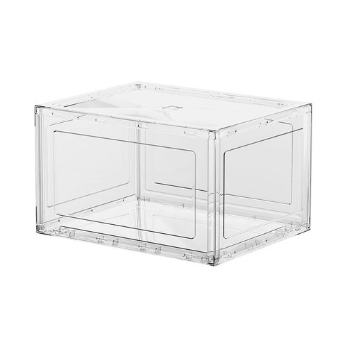 Shoe storage box dust-proof and moisture-proof sneaker ajPET transparent shoe box bag figure display blind box storage box