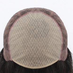 Xuchang Real-life Wig Set Women's Black Long Straight Wig Blank Wholesale Realistic Natural Hard Net Full Hand-woven Needle Head Cover