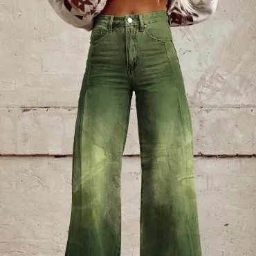 LAZADA Независимая станция AliExpress Ebay Европейская и Американская внешняя торговля плюс размер женские повседневные брюки широкие брюки брюки на складе